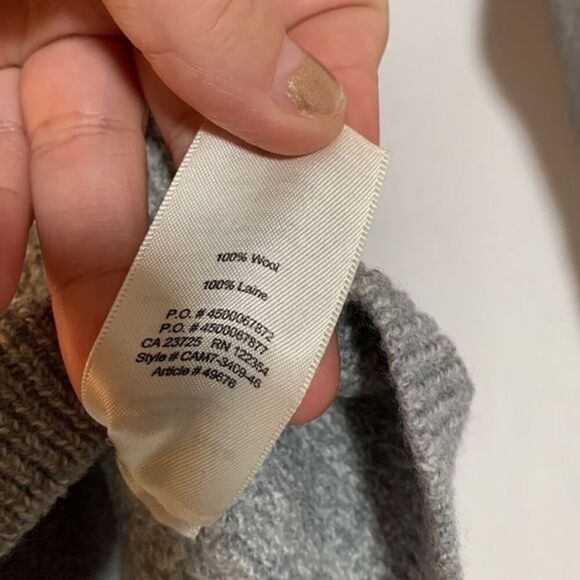 Wilfred Free Grey 100% Wool Sweater - Picture 9 of 9